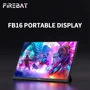 Монитор Firebat FB16 black 15,6" 1920x1080: Тип ЖК-матрицы IPS