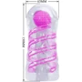 Мастурбатор LYBAILE Pretty Love Transparent Spiral Masturbator Pink (BM-009229N-1)