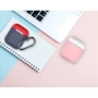 Чехол для наушников AhaStyle Silicone Duo Case Pink/White (X0023PANQ7) for AirPods фото 1