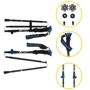 Треккинговая палка Mountain Goat Pro+ Black/Blue 43-130см (MG0007)