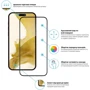 Защитное стекло для iPhone Global Tempered Glass Full Glue Black for iPhone 15 Pro: Цвет черный