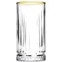 Набор высоких стаканов Pasabahce Elysia Gold 435 мл 4 шт (520015G-4)