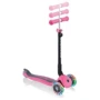 Самокат Globber серии Go up foldable plus розовый, колеса с подсветкой, 20/50кг, 1+ 3 колеса: Конструкция рамы складная
