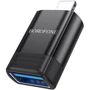 Адаптер Borofone Adapter BV18 Lightning to USB2.0 Black: Цвет черный