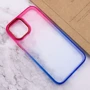 Чехол для iPhone TPU Case TPU+PC Fresh Sip Blue/Pink for iPhone 14 Plus: Материалы Термополиуретан