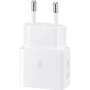 Зарядное устройство Samsung USB-C Wall Charger with Cable USB-C 25W White (EP-T2510XWEGEU): Кабель в комплекте отсоединяемый