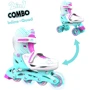 Роликовые коньки NEON Combo 2в1, размер 34-37, бирюзовый (NT10T4)