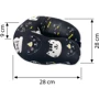 Подушка SoundSleep рогалик 30x30 см черно-белые коты (653590749356): Наполнитель силиконизированные полиэстеровые шарики