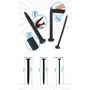 Набор из 3 уретральных вставок Orion Screw Dilator Set