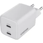 Зарядний пристрій Canyon Wall Charger 2xUSB-C CU45CC GaN 45W White (CNS-CUW45CC): Особливості USB-C, Power Delivery (PD)