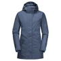 Пуховик Jack Wolfskin Cold Bay Jacket W 1113691-1380 46 синий зимний с капюшоном