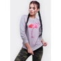 Свитшот FashionUp KF-1587C-44 44 серый с принтом