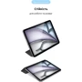 Аксесуар для iPad ArmorStandart Smart Case Charcoal Grey for iPad Air 11 (2024 / 2025) (ARM78143): Матеріал штучна шкіра