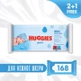 Детские влажные салфетки Huggies Ultra Comfort Pure 56 х 3 шт (5029053550091) фото 10