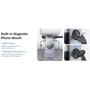Держатель Baseus Car Holder Backseat MagPro II Versatile Black (C40272901121-00) фото 11