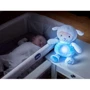 Игрушка Chicco Ягненок с колыбельной от Джамалы, Голубой: Особенности Автоотключение, Можно стирать, Регулируемая громкость, Звуки природы