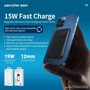 Зовнішній акумулятор WK Power Bank 5000mAh Magnet Wireless Black (WP-243-BK): Кількість USB 1