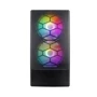 Корпус 1stPlayer X4-M-2F1P-1F1-BK: Форм-фактор материнської плати ATX/MicroATX