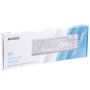 Клавіатура A4Tech FKS10 (White): Кількість клавіш 104
