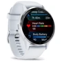 Смарт-часы Garmin Venu 3 Silver Stainless Steel Bezel with Whitestone Case and Silicone Band (010-02784-00): Время работы до 14 дней