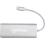 Адаптер Intracom Adapter Manhattan USB-C to HDMI+2xUSB3.0+RJ45+SD PD Silver фото 4