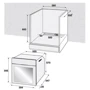 Духовой шкаф электрический Beko BIE24301B: Объем, л 71