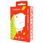 Зарядное устройство Canyon Wall Charger USB H-18-01 18W White (CNE-CHA18W): Кабель в комплекте отсутствует