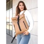Женский рюкзак Sambag RollTop бежевый (24208026): Застежка Молния