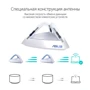 Маршрутизатор Wi-Fi ASUS Lyra Trio 2 Pack (MAP-AC1750-2PK): Количество LAN портов 1