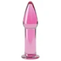 Анальная пробка LoveToy Glass Romance Dildo GS12 Pink