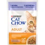 Влажный корм Purina Cat Chow Adult для взрослых котов кусочки в желе с ягненком и зеленой фасолью 5x85 г (7613036938334) фото 9