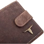 Мужское портмоне DNK Leather коричневое (DNK-01L-BAW-TAN): Материал Натуральная кожа
