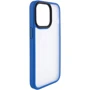 Чохол для iPhone Mobile Case TPU+PC Metal Buttons Light Blue для iPhone 13 Pro Max: Матеріали поликарбонат и полиуретан