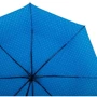Зонт женский полуавтомат Happy Rain голубой (U42271-4): Фасон Складной (3 сложения)