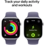 Apple Watch Series 11 GPS 42mm Silver Aluminium Case with Purple Fog Sport Band - M/L (MEU74)