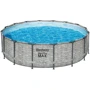 Бассейн Bestway каркасный круглый 488-122 см (5619E) (фильтр-насос, лестница, крышка) фото 1