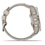 Смарт-часы Garmin Fenix 7S Pro Sapphire Solar Soft Gold with Limestone Leather Band (010-02776-30): Фитнес-функции Шагомер, Умный будильник, Секундомер, Пульсометр, Пульсоксиметр, Подсчет калорий, Альтиметр, GPS-модуль