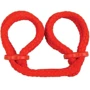 Наручники из японского шелка Japanese Silk Love Rope Wrist Cuffs, красный