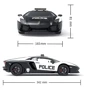 Автомобиль KS Drive на р/у Lamborghini Aventador Police (1:14, 2.4Ghz) (114GLPCWB): Максимальная скорость, км/ч 10