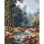 Алмазная мозаика Идейка Карпатский ручей ©Сергей Лобач AMO7333 40х50 см