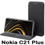 Чехол для телефонов BeCover Book Exclusive Black for Nokia C21 Plus (707917): Материал искусcтвенная кожа