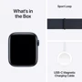 Apple Watch SE 2 2024 44mm GPS Midnight Aluminum Case with Ink Sport Loop (MXEP3QH/A) UA фото 7