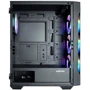 Корпус Zalman I3 Neo TG Black (I3NEOTGBLACK): Материал передней панели пластик и закаленное стекло