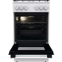 Плита комбинированная Gorenje GK5A40WH: Тип варочной поверхности газовая