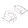 Вытяжка Perfelli TL 612 RED: Рекомендуемая площадь помещения (при высоте 2,7 м), м² 16.5-20.5