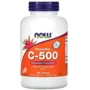 NOW Vitamin C-500 Вітамін С 100 жувальних таблеток смак апельсин