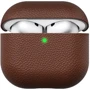 Чохол KeyBudz Artisan Series Leather Natural Brown (AP4_S3_NBN) для Apple AirPods 4