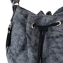 Женская сумка бакет-бэг Laskara серая (LK10194-black): Тип Сумки