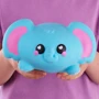 Коллекционная игрушка-антистресс Smooshzees серии Snugzees Слон Луна (8233) фото 5