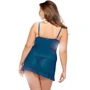 Короткая комбинация и стринги Fantasy Lingerie, XL/XXL (B-P104 TEAL)